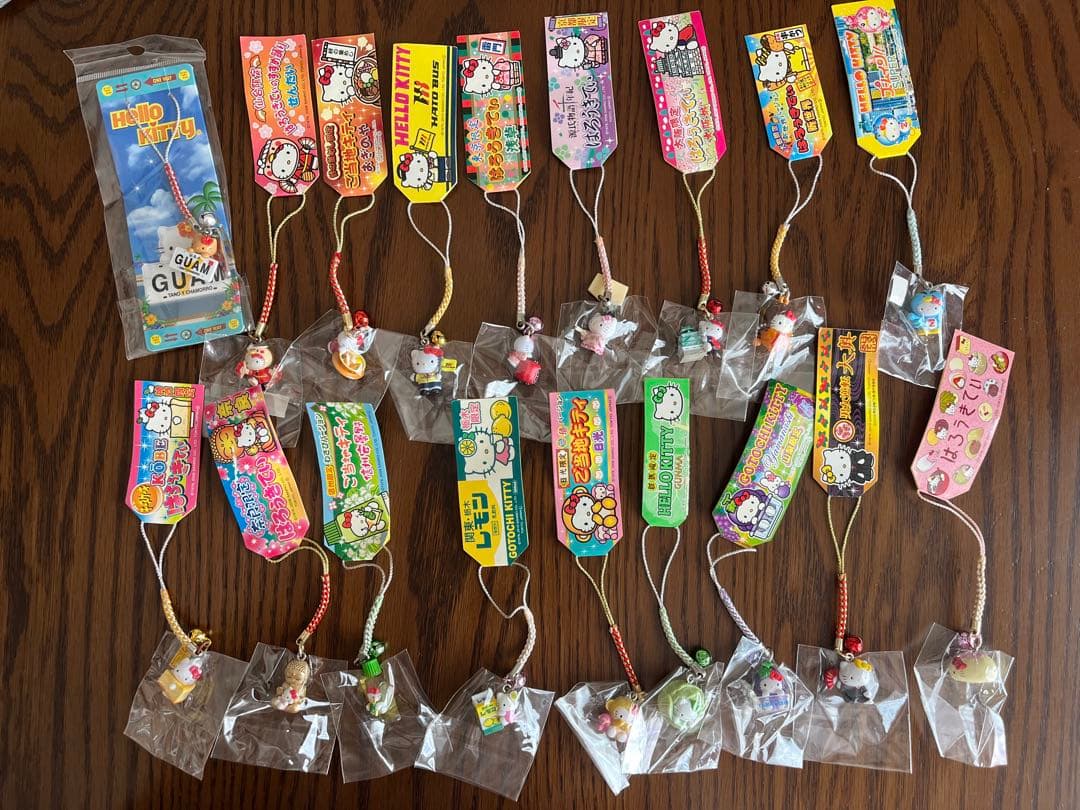 ご当地キティ 限定 レア 希少 根付 ストラップ まとめ売り サンリオ 平成