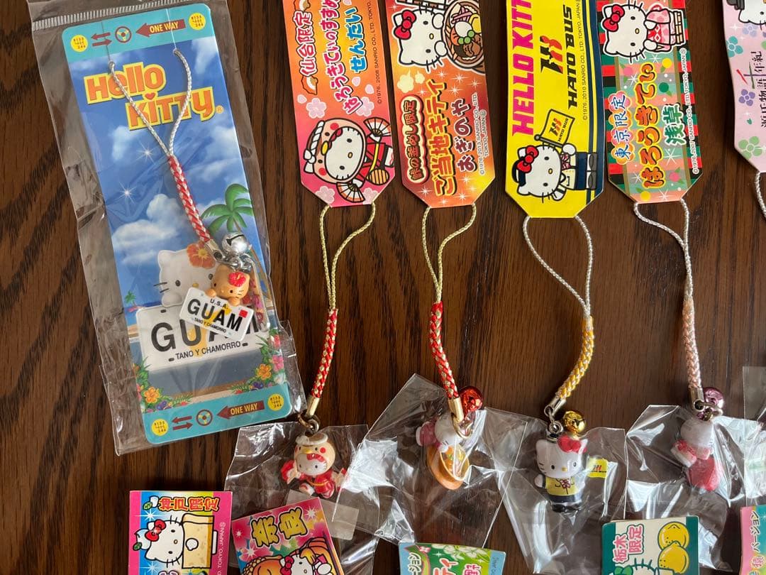 ご当地キティ 限定 レア 希少 根付 ストラップ まとめ売り サンリオ 平成