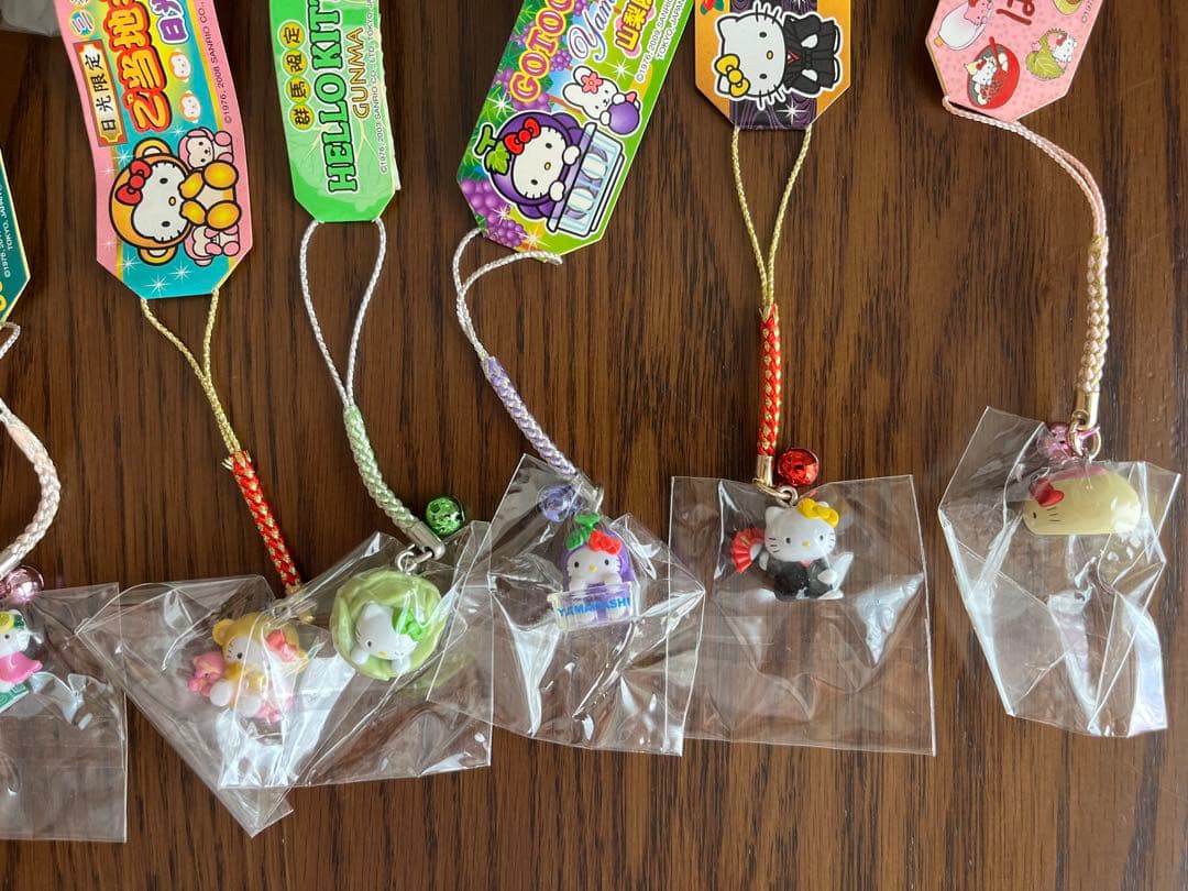 ご当地キティ 限定 レア 希少 根付 ストラップ まとめ売り サンリオ 平成