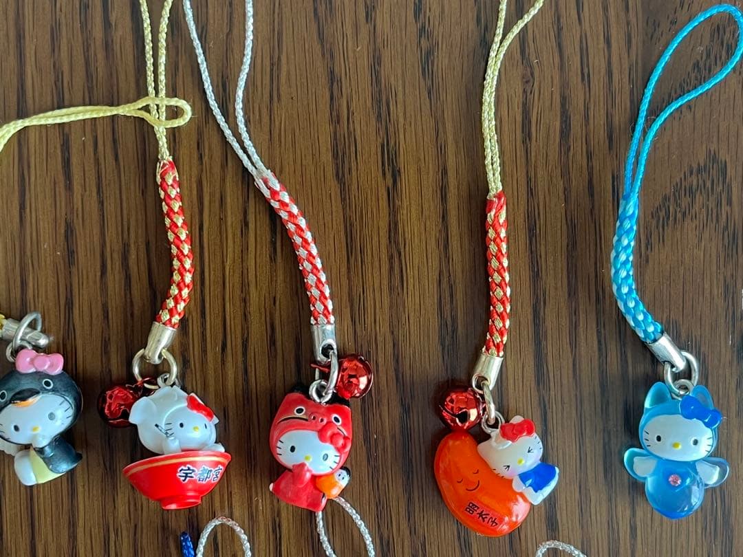 ご当地キティ 限定 レア 希少 根付 ストラップ まとめ売り サンリオ 平成
