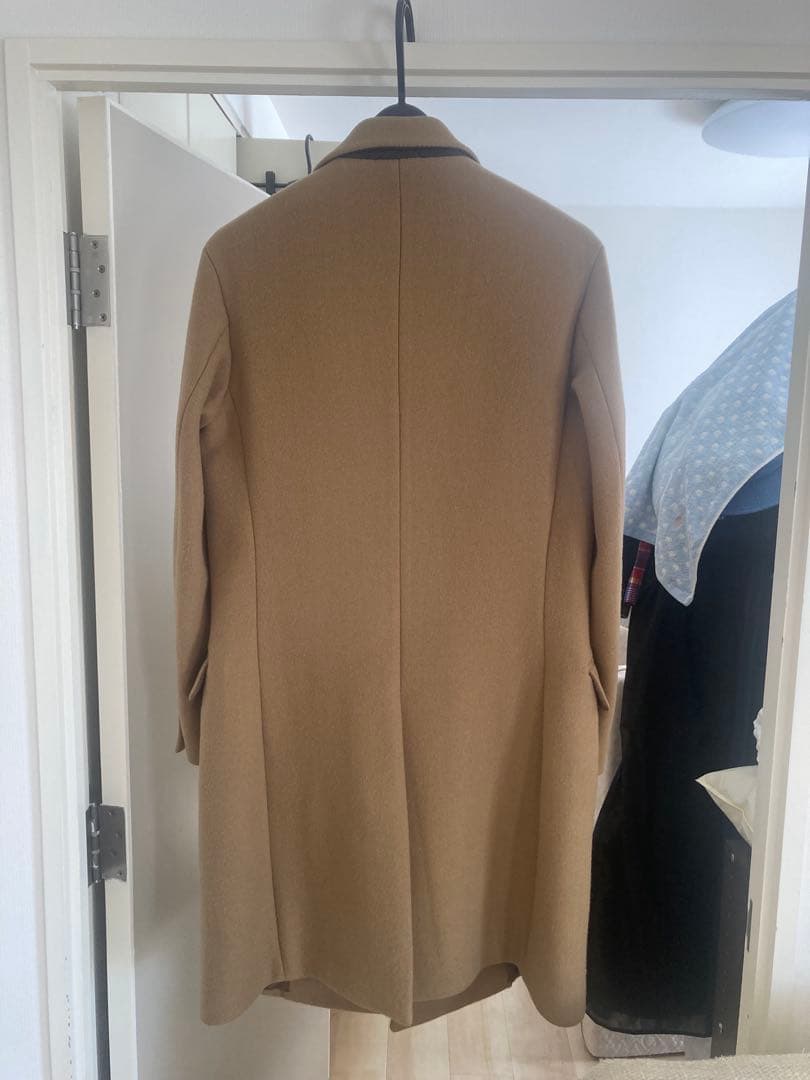 ÉDIFICE ベージュ ダブルブレスト ロングコート