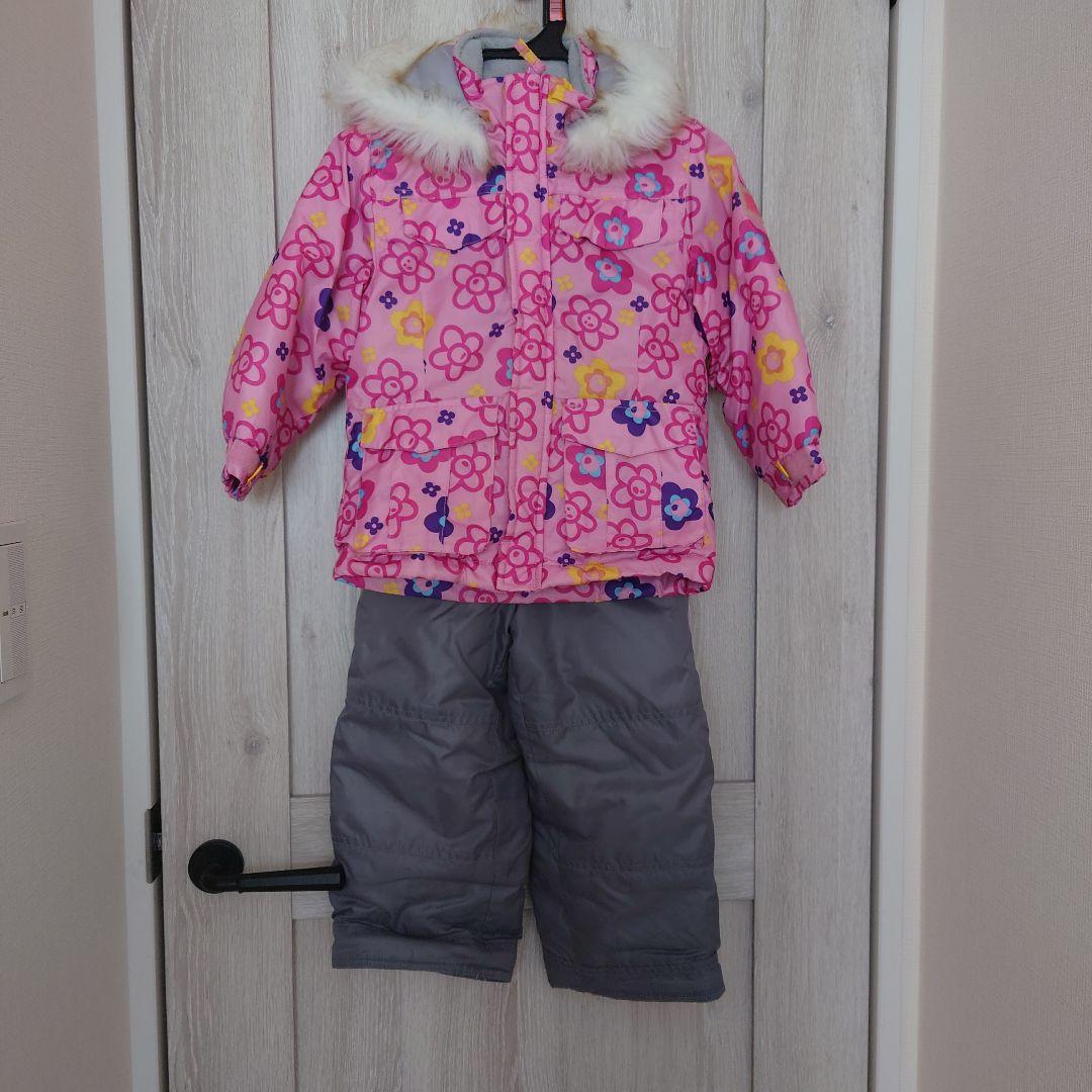子ども用スキーウェア 花柄 100 - メルカリ