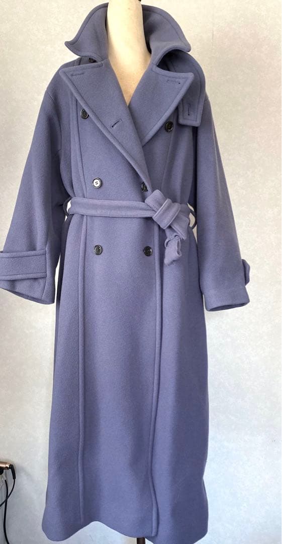 FRAY I.Dフレイアイディーイタリア製高級生地スタンドカラーダブル