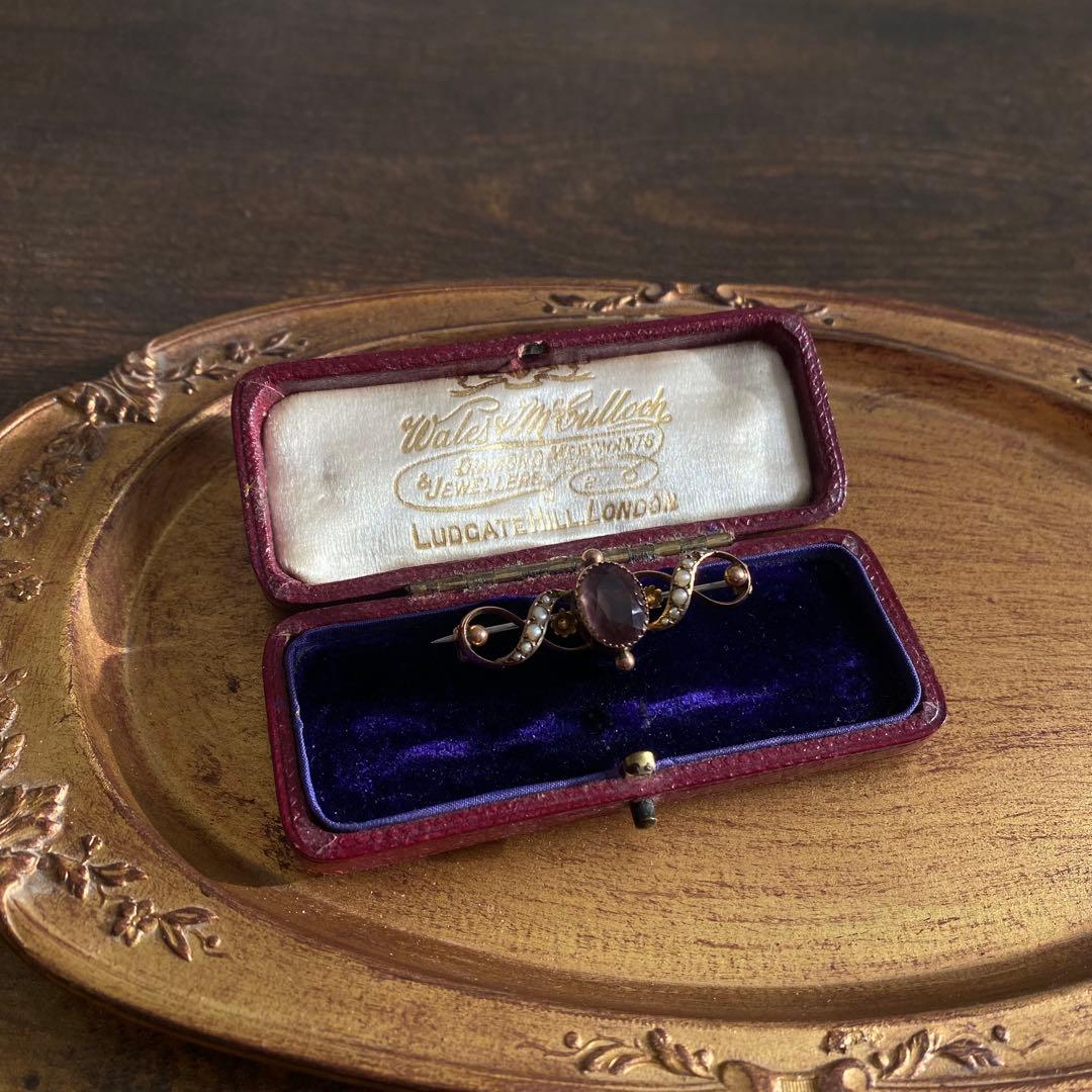 最終価格】英国アンティークジュエリーボックスWales&Mcblloch