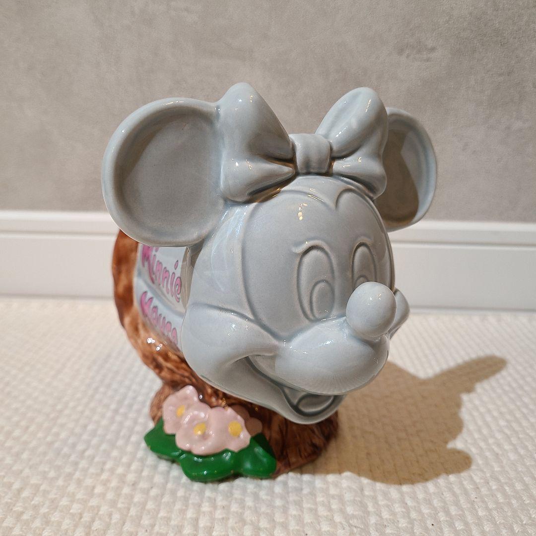 ディズニーランド トゥーンタウン ミニーの家 ポスト型 貯金箱 ミニー