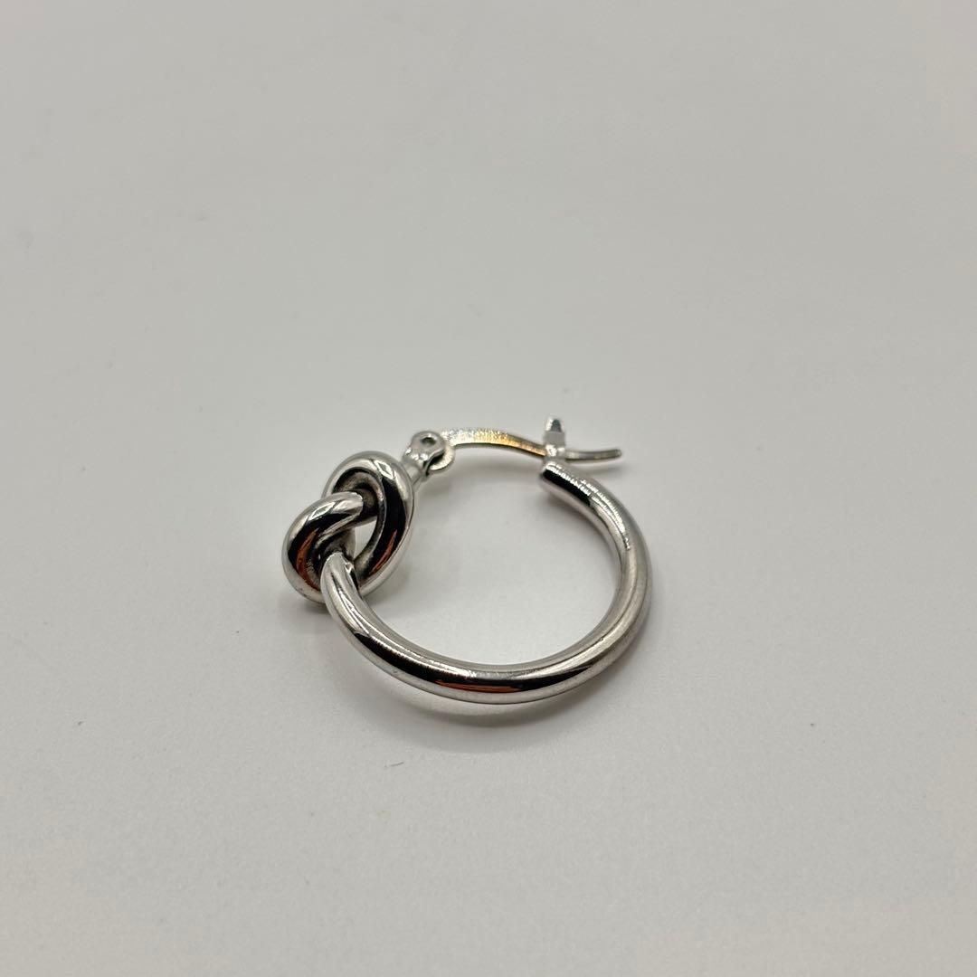 CELINE セリーヌ　ノットスモールフープピアス　レディース　美品　片耳