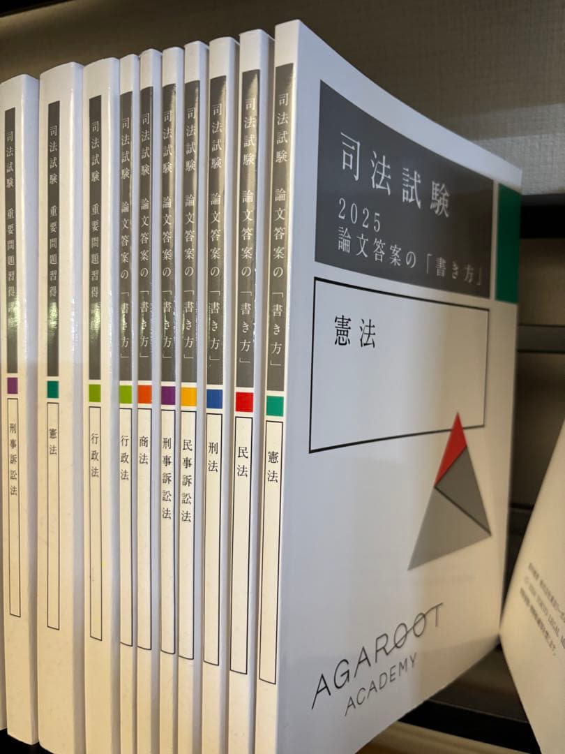 【激安】2025アガルート総合講義・重問・論文の書き方・論証集セット 動画視聴可