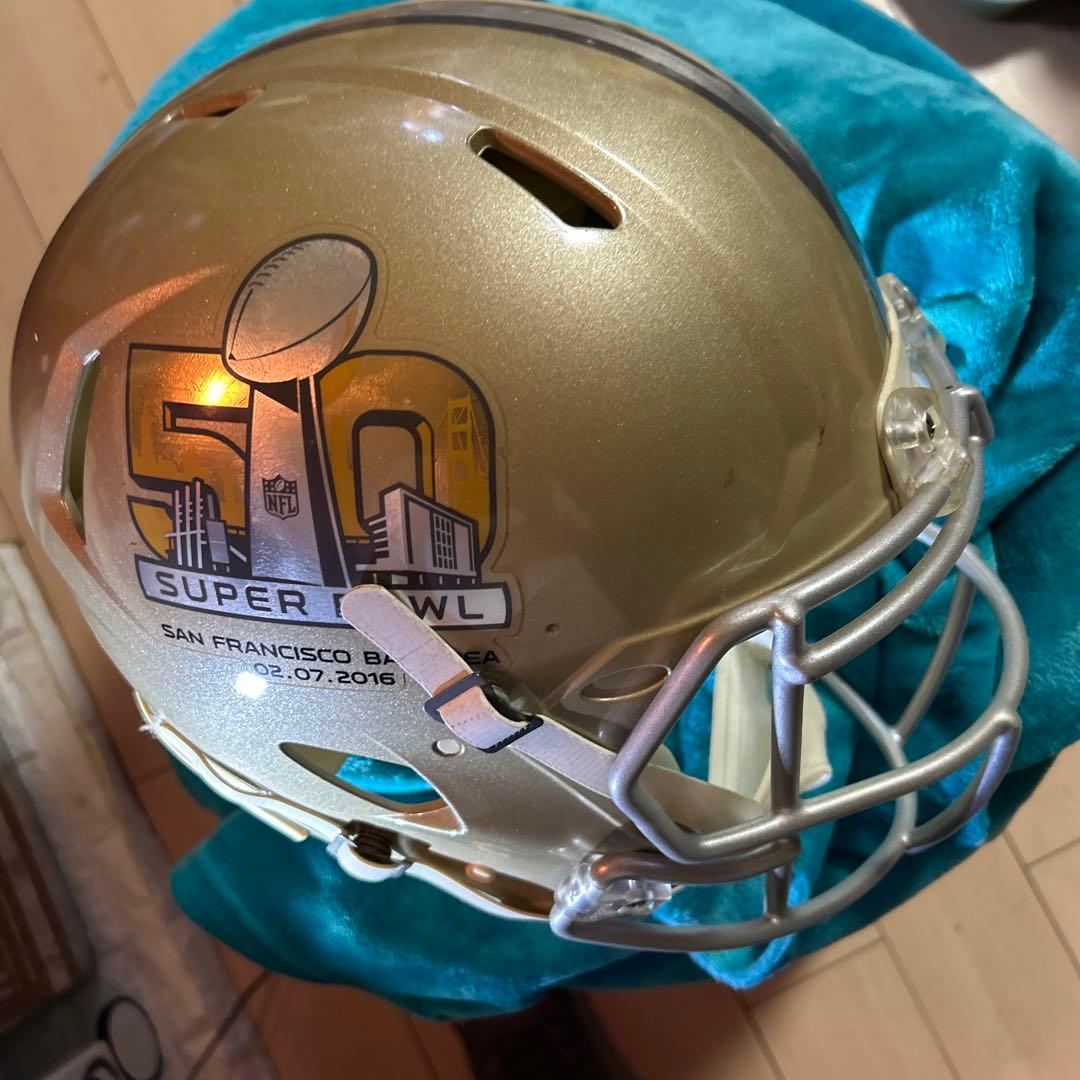 2016/NFL☆ SUPER BOWL☆50記念大会ヘルメット