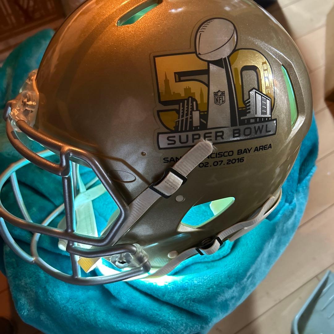 2016/NFL☆ SUPER BOWL☆50記念大会ヘルメット