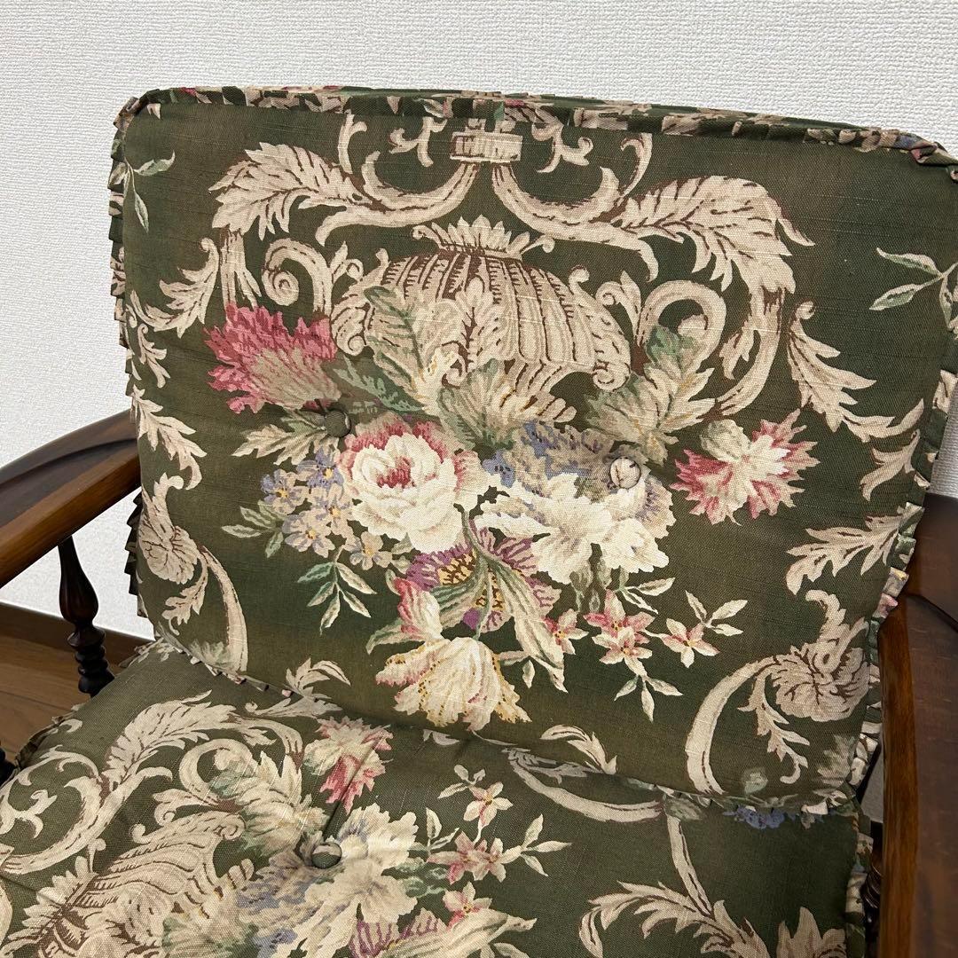 カリモク　コロニアル　リクライニング　アームチェア