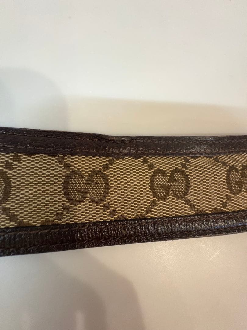 GUCCI GGパターン レザーベルト