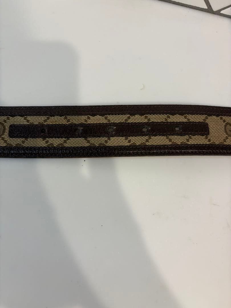 GUCCI GGパターン レザーベルト