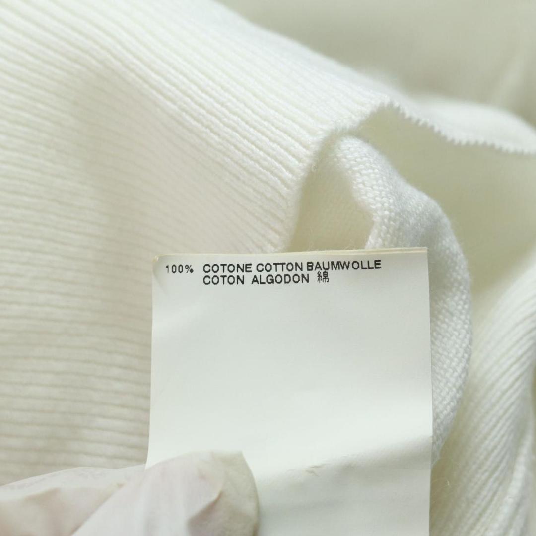 Margiela メゾンマルタンマルジェラ　Vネック　ニット エルボーパッチ　白
