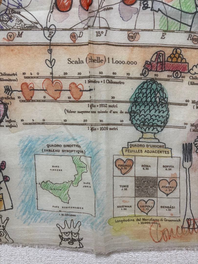 Faliero Sarti ファリエロ　サルティ 大判ストール