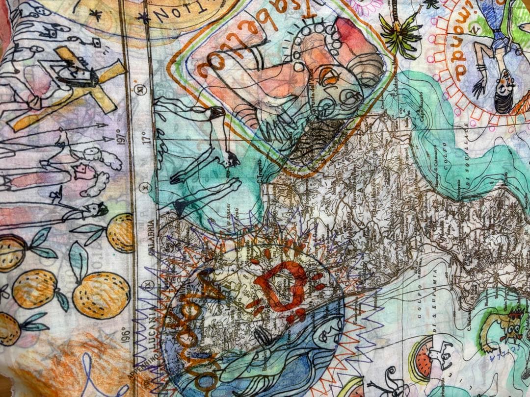 Faliero Sarti ファリエロ　サルティ 大判ストール