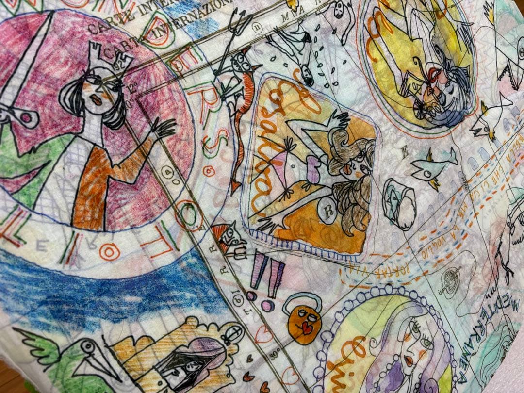 Faliero Sarti ファリエロ　サルティ 大判ストール