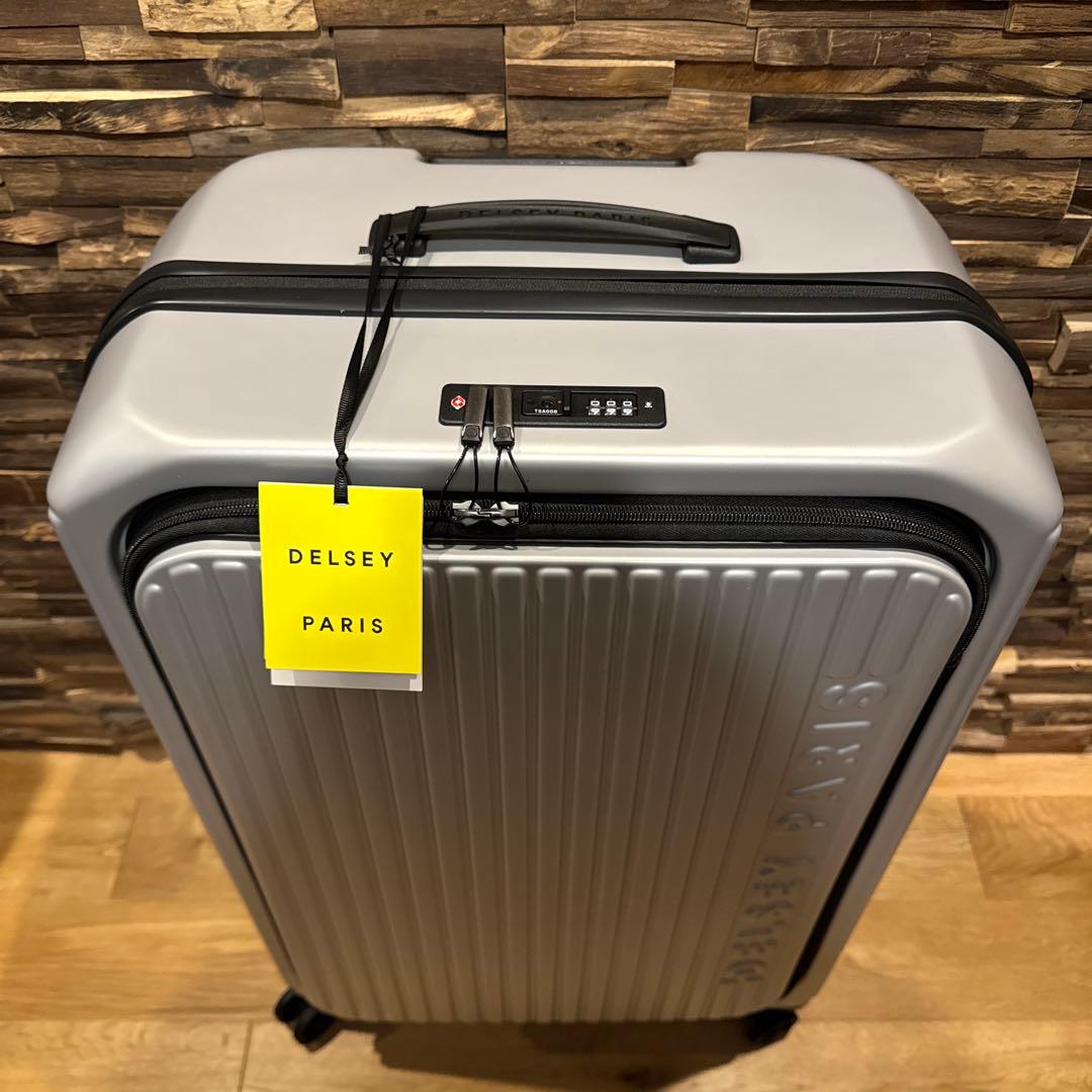 【新品未使用】DELSEY PARIS シルバー キャリーケース 107L