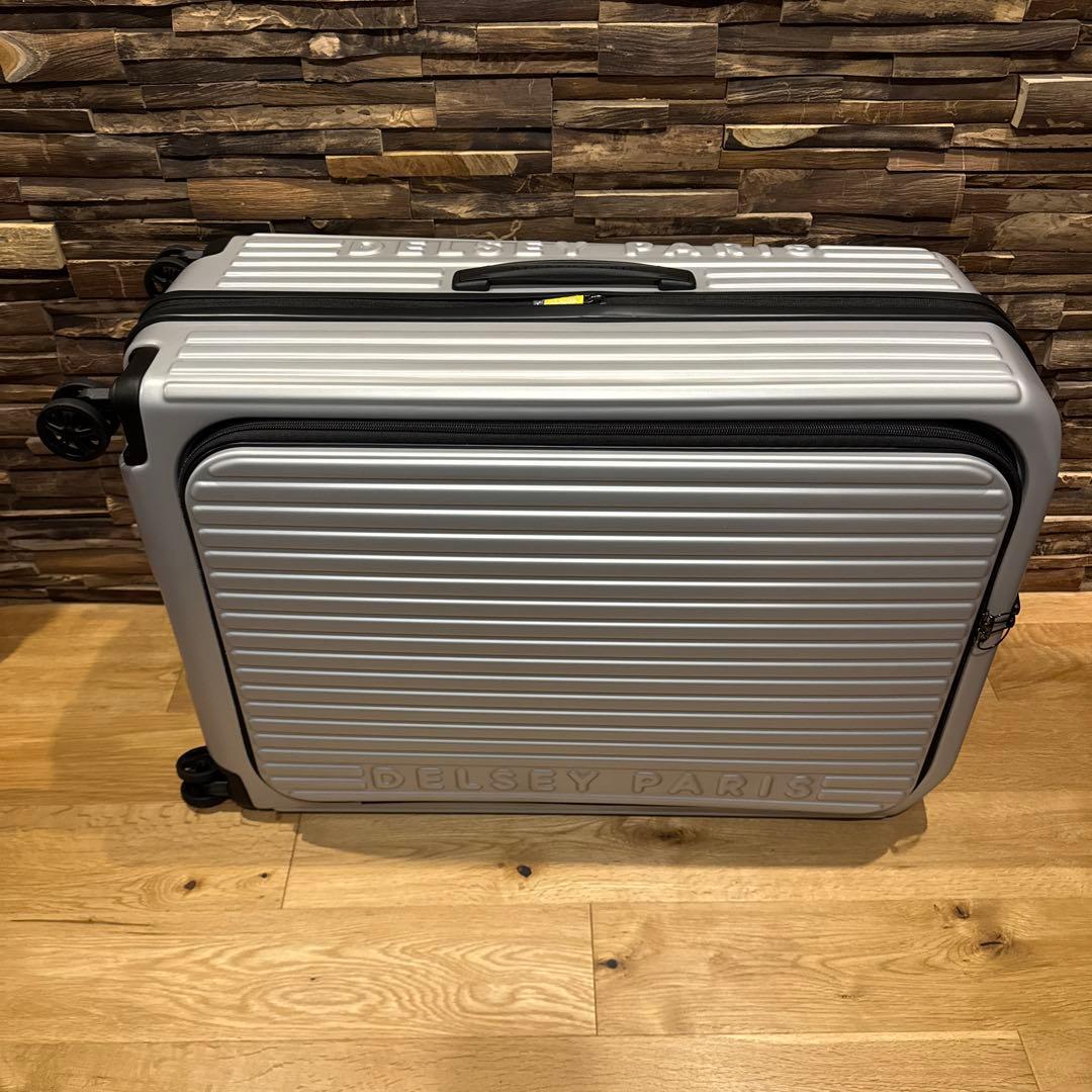 【新品未使用】DELSEY PARIS シルバー キャリーケース 107L