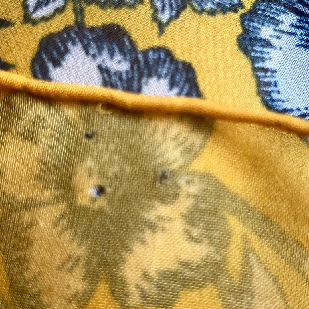 エルメス シルクモスリン 90cm 未使用保管訳あり品‼️「花咲く馬」柄