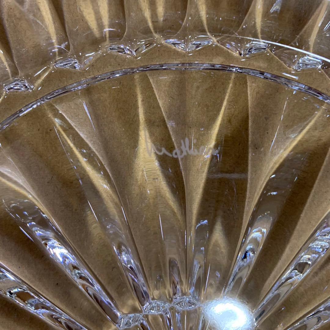 美品 バカラ ミルニュイ 大型 プレート 大皿 クリスタルガラス