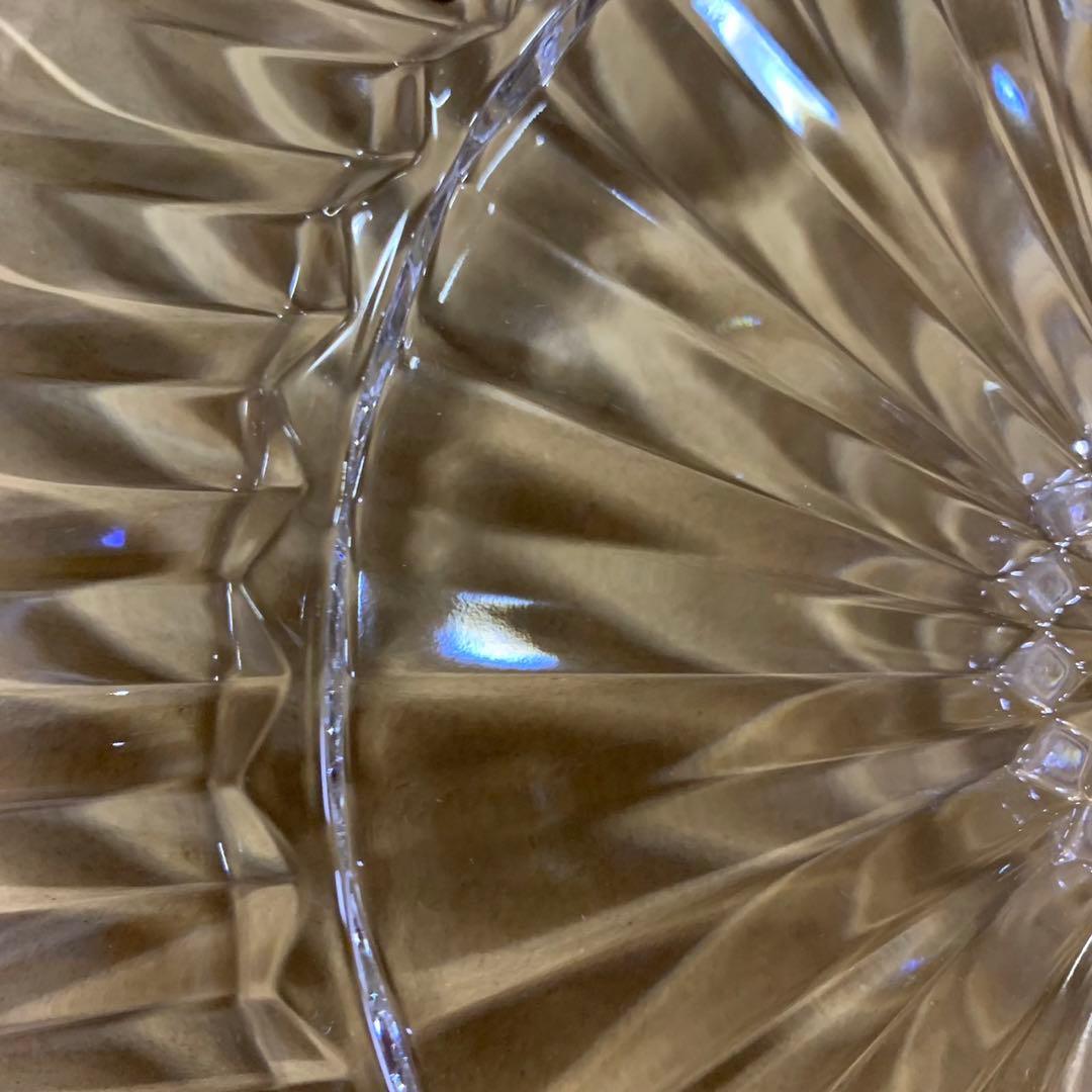 美品 バカラ ミルニュイ 大型 プレート 大皿 クリスタルガラス