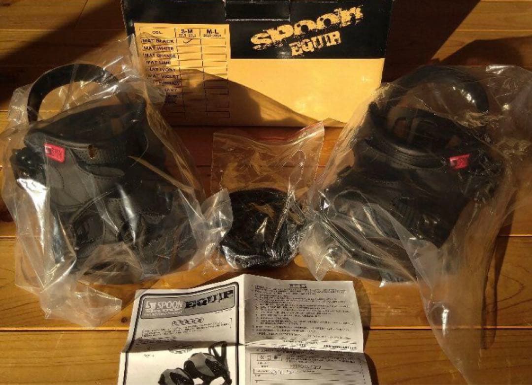 23' SPOON スプーン EQUIP スノーボード ビンディングS/Mサイズ