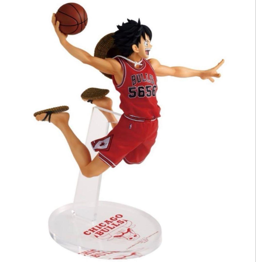 シカゴ ブルズ】ワンピースベースショップ ルフィ NBA フィギュア