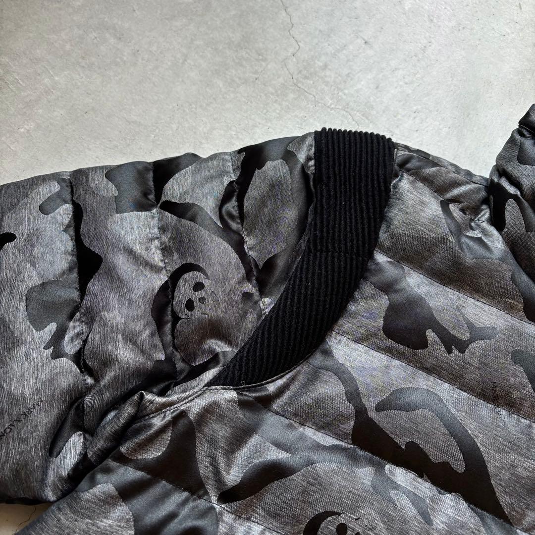 美品】MARK&LONA ダウンジャケット スカル 迷彩総柄 ゴルフウェア L