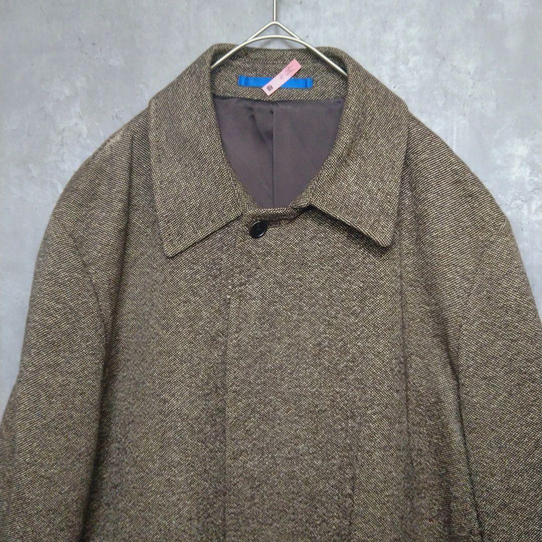 ポールスミス カシミヤ アンゴラ ステンカラーコート Lサイズ ロング丈