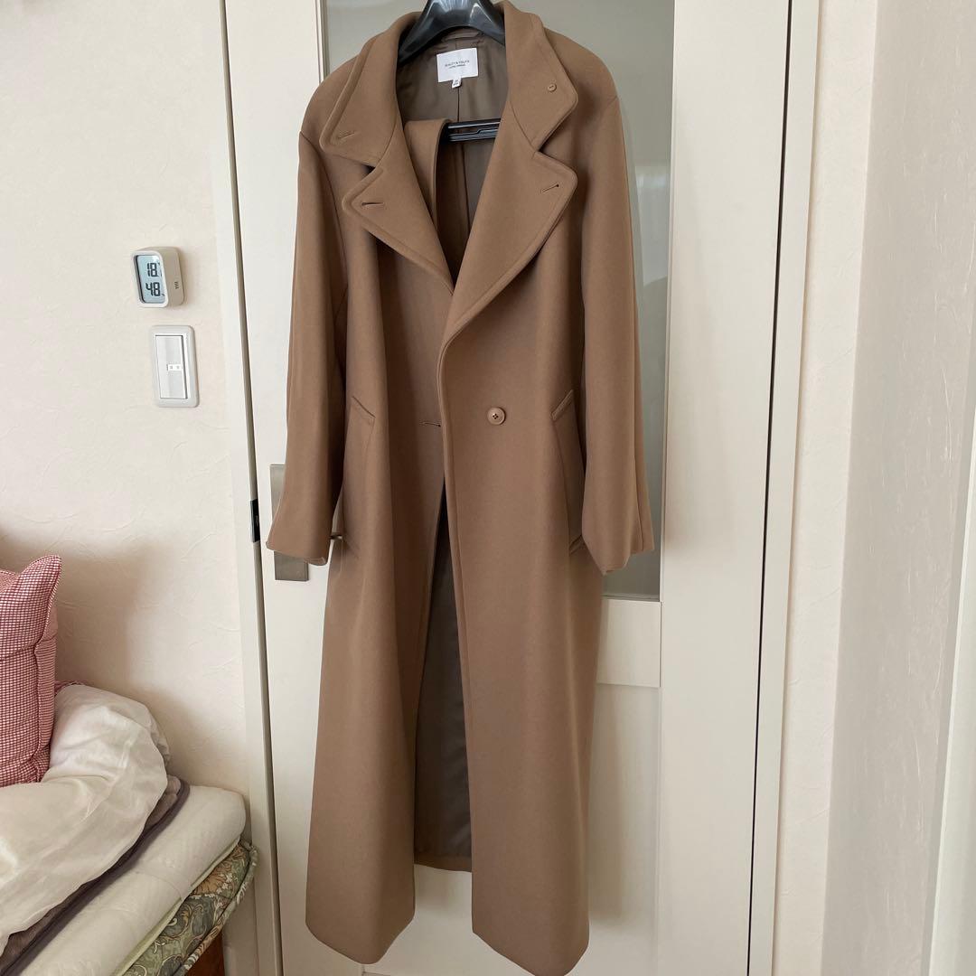 ユナイテッドアローズ ベージュ ロングコート オーバーサイズ - メルカリ