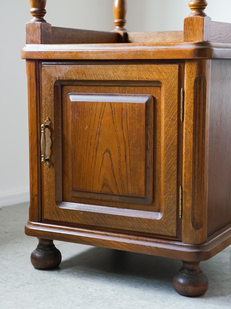 70-80´s 日家工芸 コンソール キャビネット デスク レトロモダン