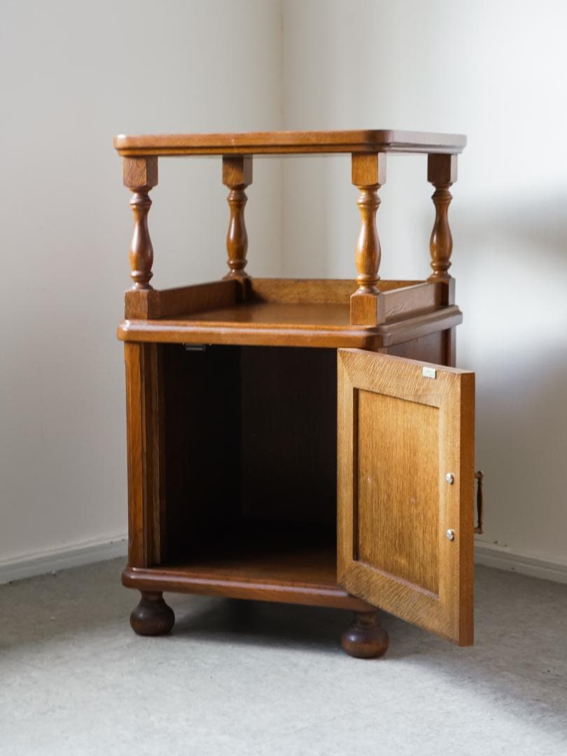 70-80´s 日家工芸 コンソール キャビネット デスク レトロモダン