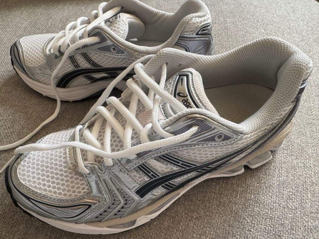 【ASICS 】GEL-KAYANO 14(110 silver)24.5