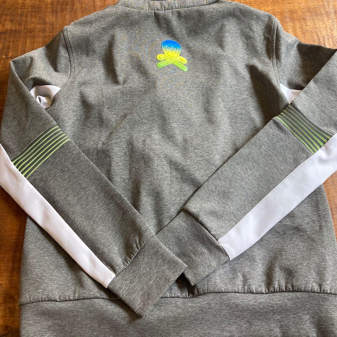 マークアンドロナ　ダブルジップ　隠れパーカー付き　36