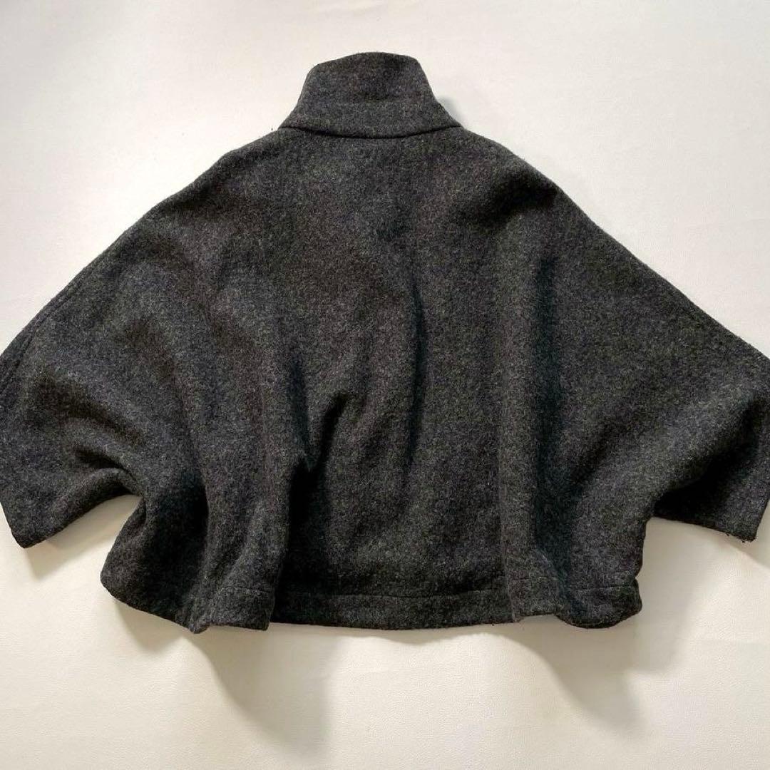 大人気】萌 モユル ウール混モモンガコート ケープ ポンチョ 変形 近年