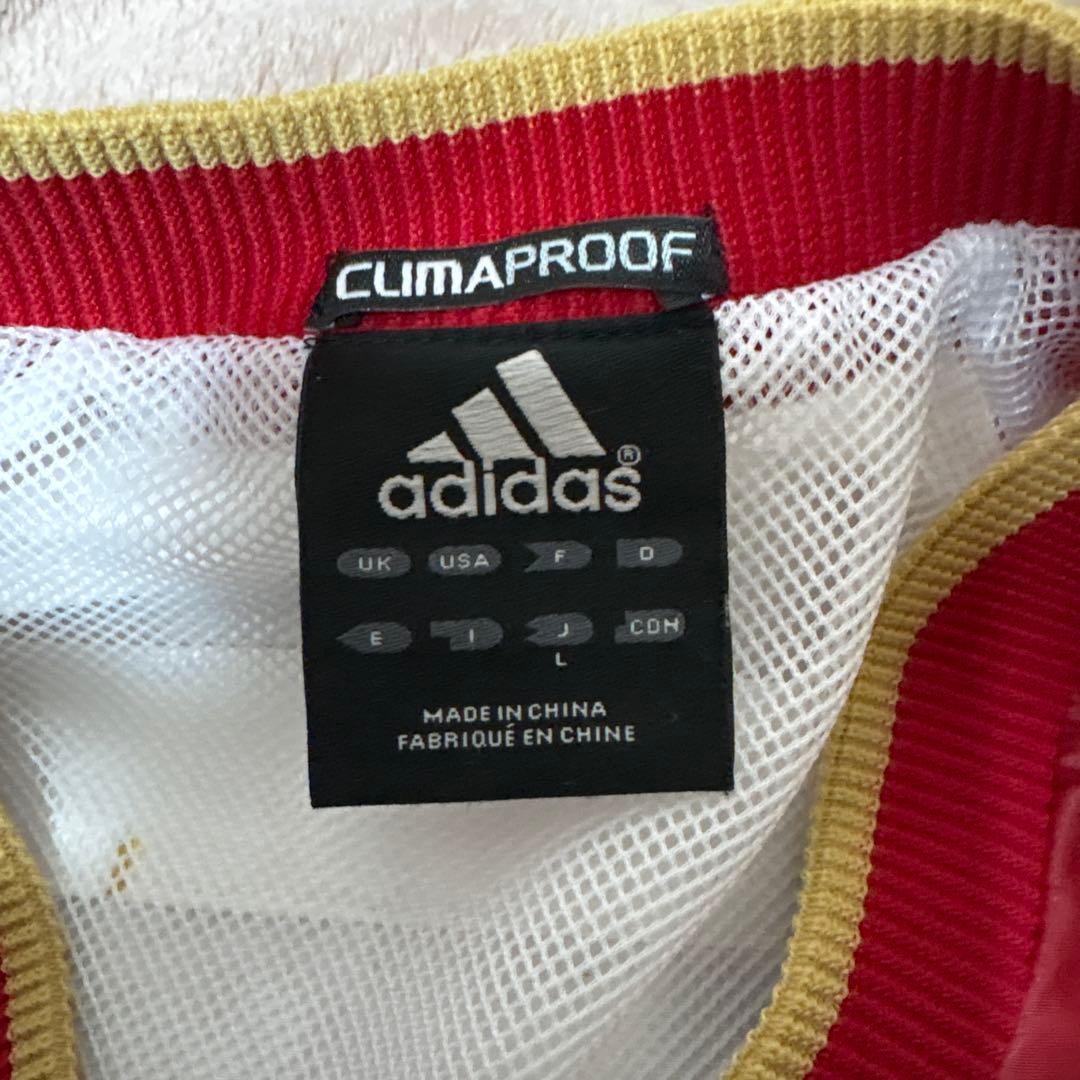 adidas CLIMAPROOF ジャケット 赤白
