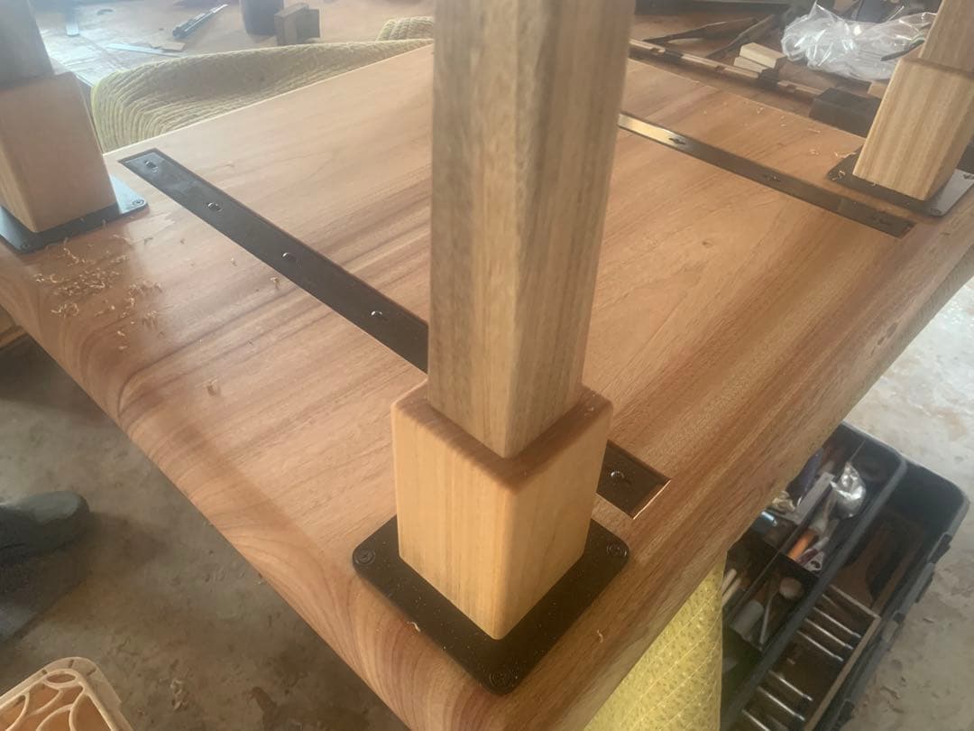 ☆赤おに☆ダイニングテーブルオーダー製作(プチDIY仕様)●確認