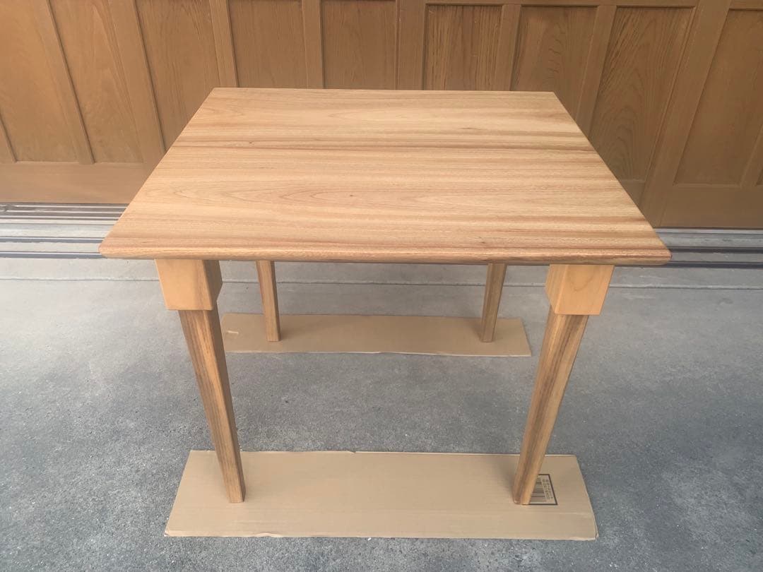 ☆赤おに☆ダイニングテーブルオーダー製作(プチDIY仕様)●確認