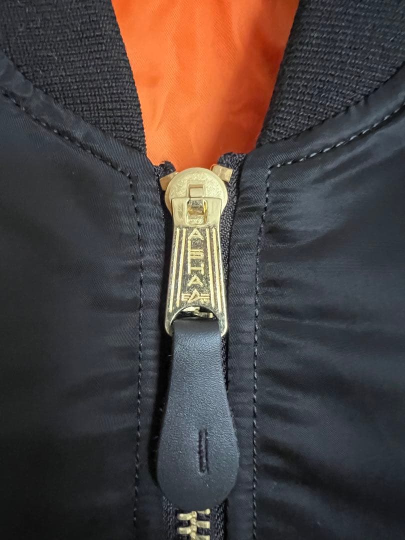 アルファ インダストリーズ MA-1 ブラック M