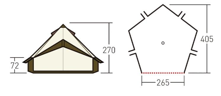 Y*〜様 オガワ ogawa グロッケ12TC 型番2785 ベルテント 小川