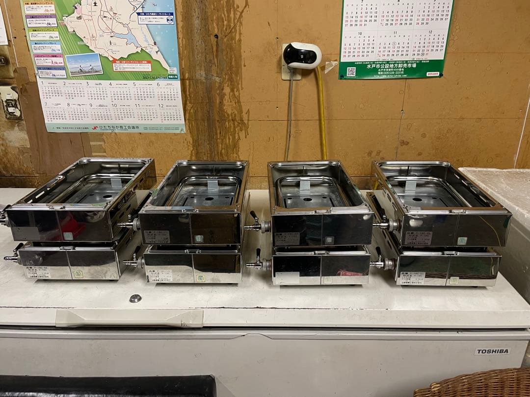 山岡金属焼肉グリルLPガス調理器具 2.24kW Y-18C