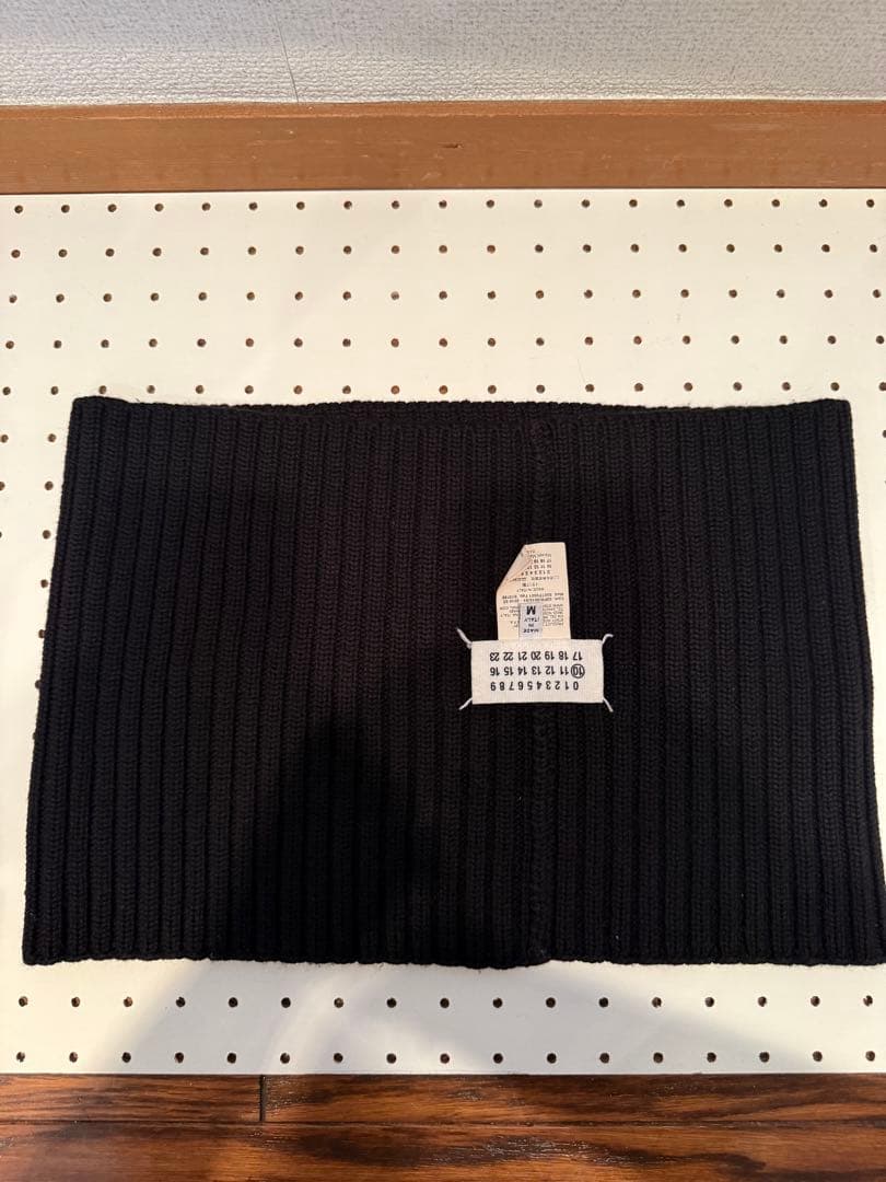 Margiela 2010AW スヌード　ネックウォーマー　マフラー　ブラック