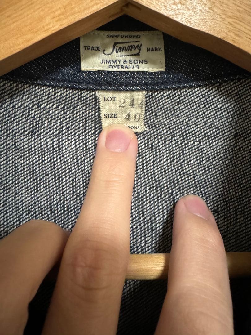 【最終値下げ】REDDISH BROWNのLOT.244 DENIMJACKET