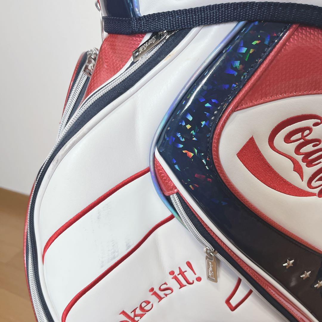 K167 コカコーラ Coca-Cola キャディバッグ 派手目