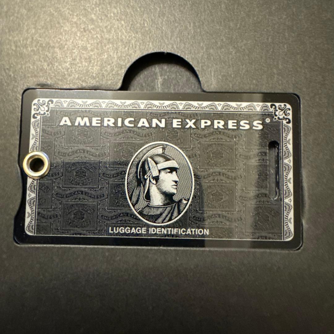 アメックス　センチュリオン　ブラックカード　ラゲージタグ