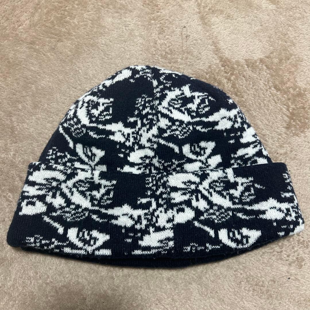 GX1000 花柄 ニット帽