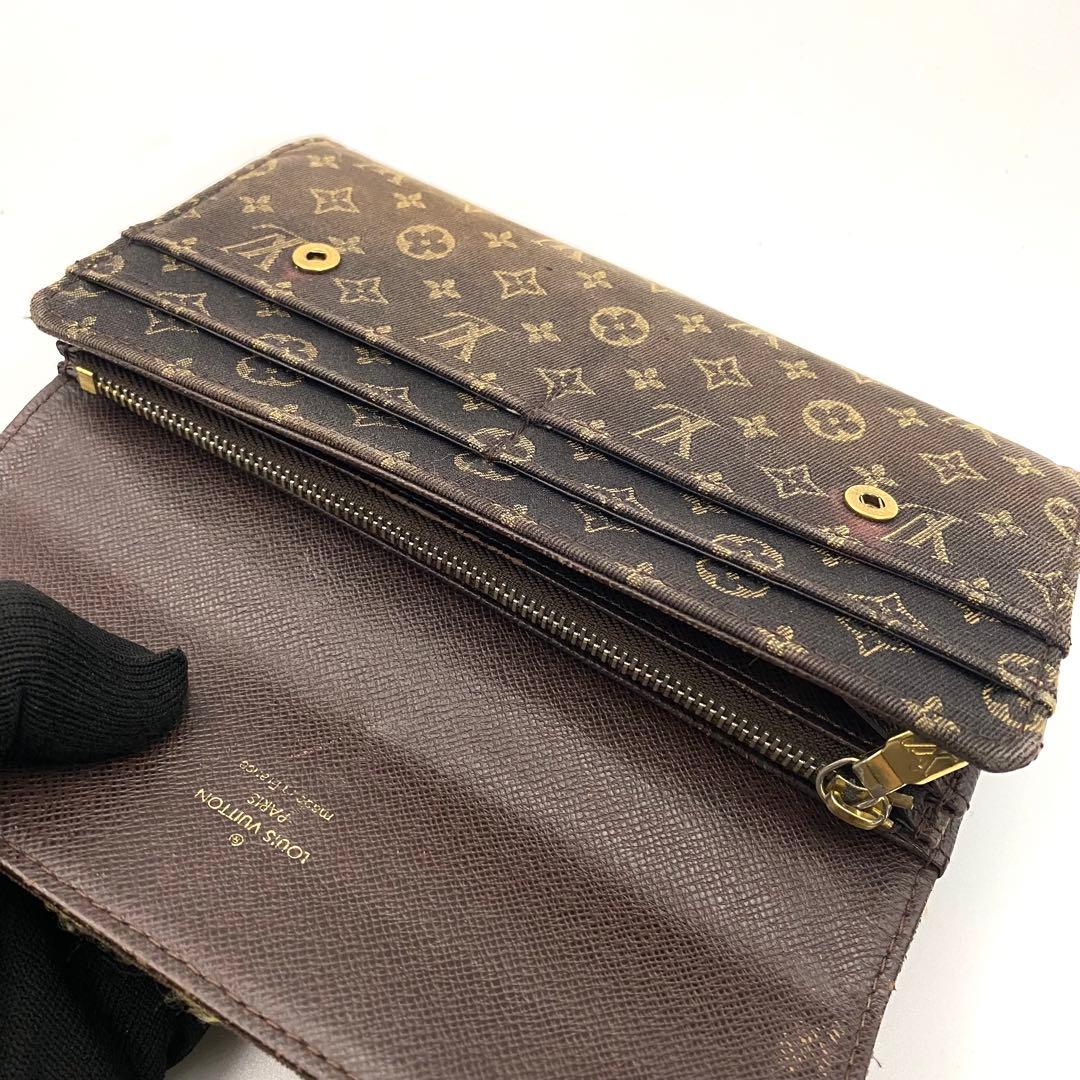 ルイヴィトン モノグラムミニ ラン ポルトフォイユサラ 長財布 M95234