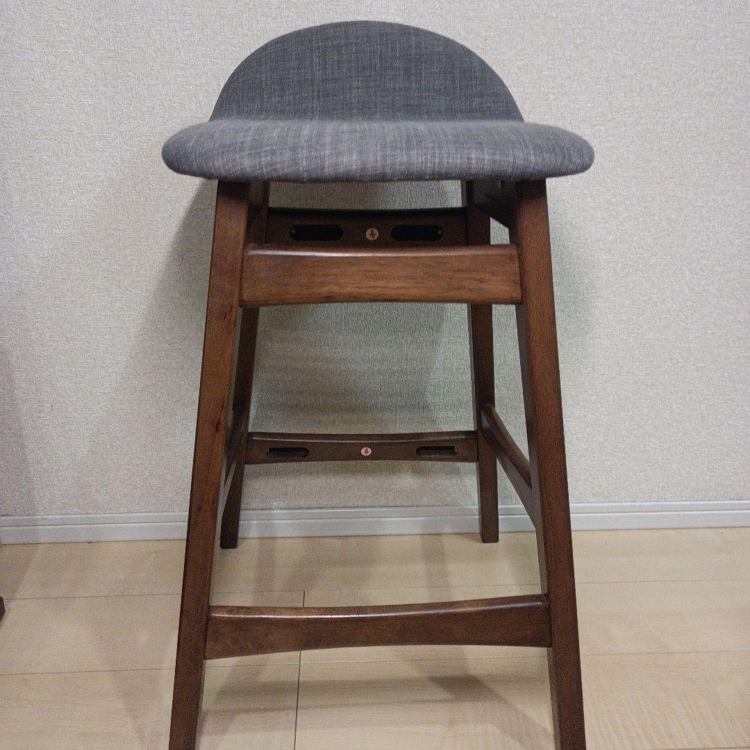 希少 ニトリ フィルン カウンターチェア ウッドチェア 　 2脚セット