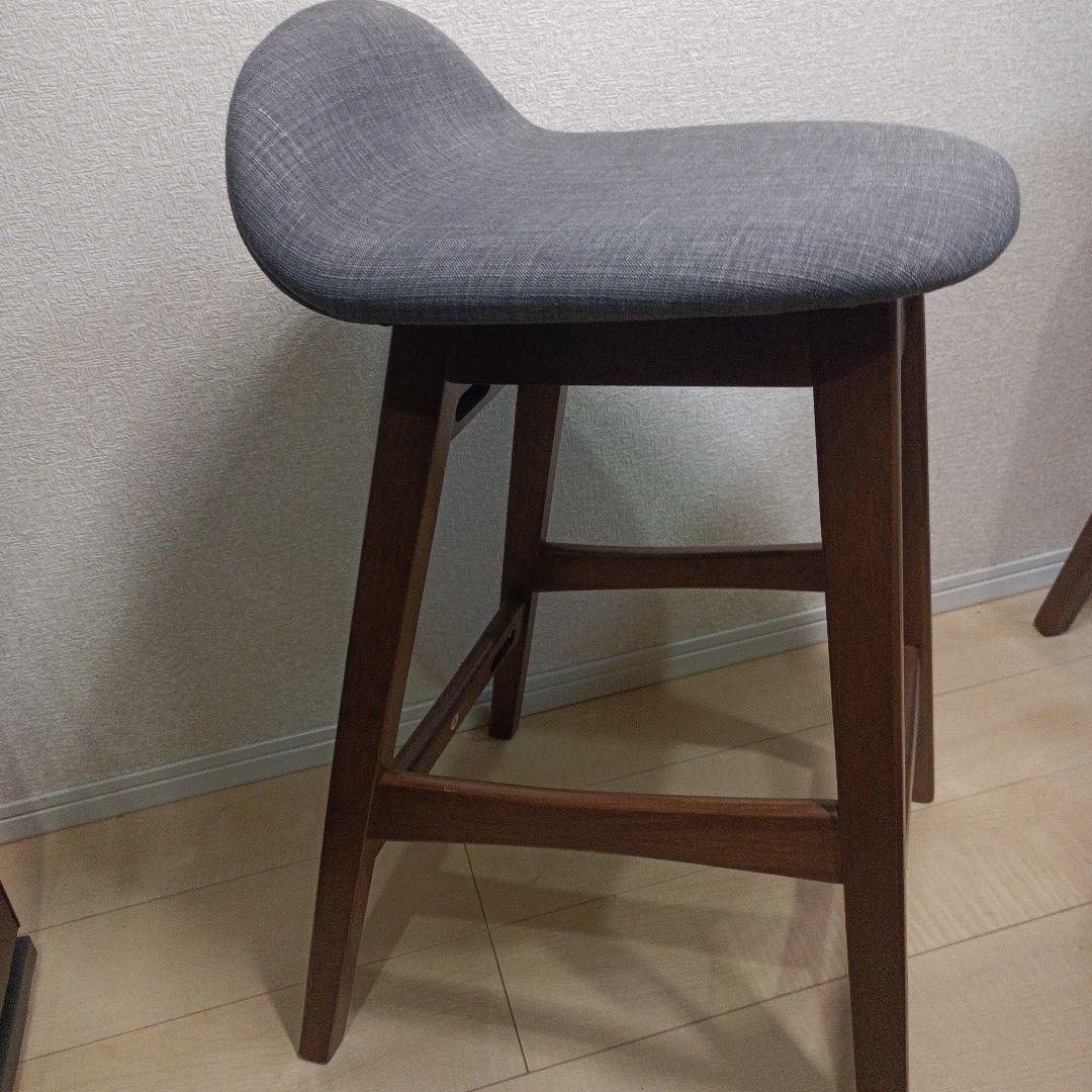 希少 ニトリ フィルン カウンターチェア ウッドチェア 　 2脚セット