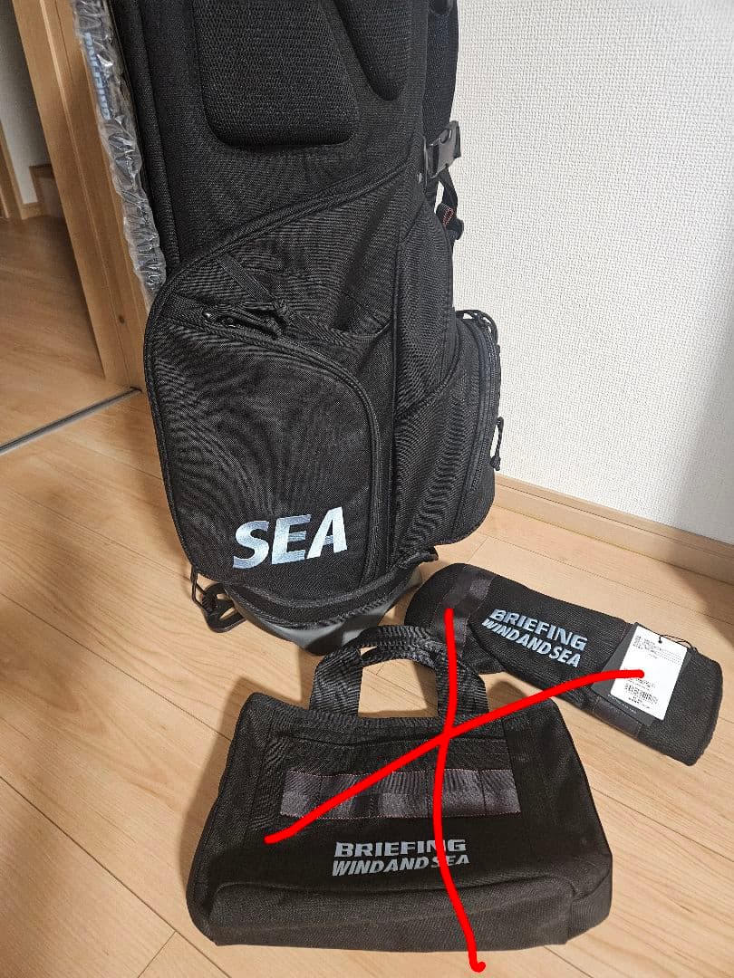 BRIEFING WINDANDSEA SAX Blueキャディーバックのみ